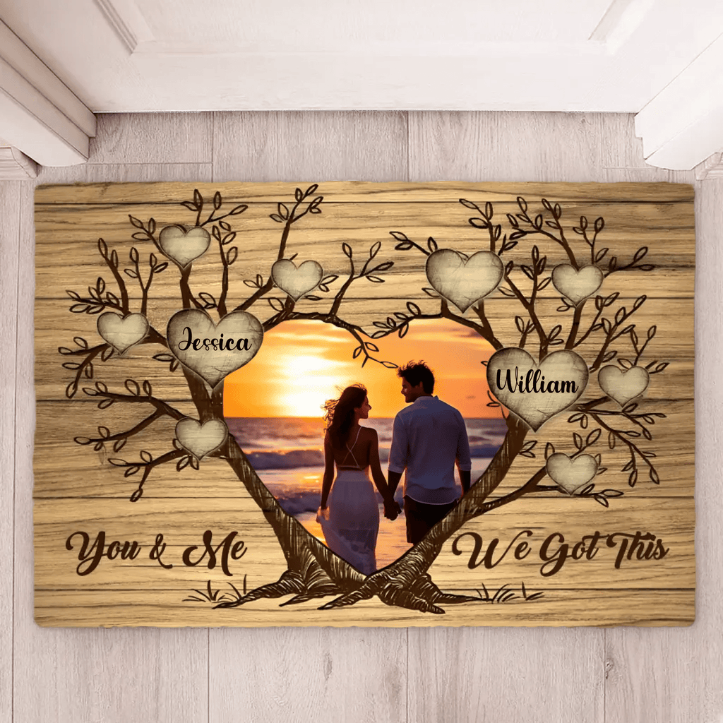 You And Me We Got This - Personalized Family Doormat 741828 - D - DiyGiftly