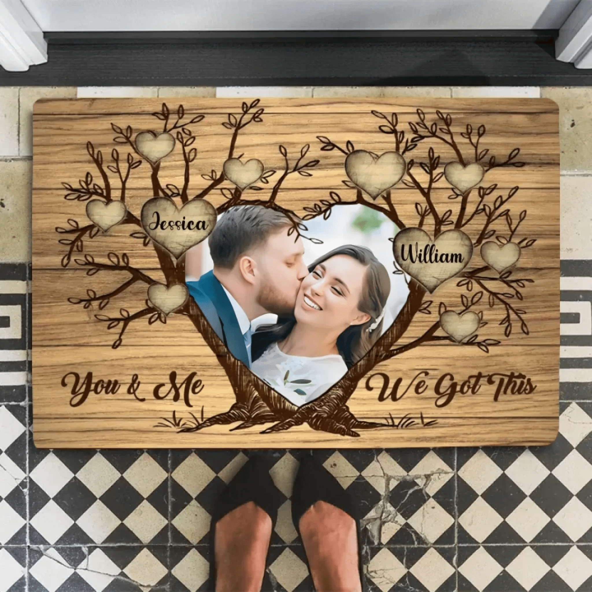 You And Me We Got This - Personalized Family Doormat 741828 - D - DiyGiftly