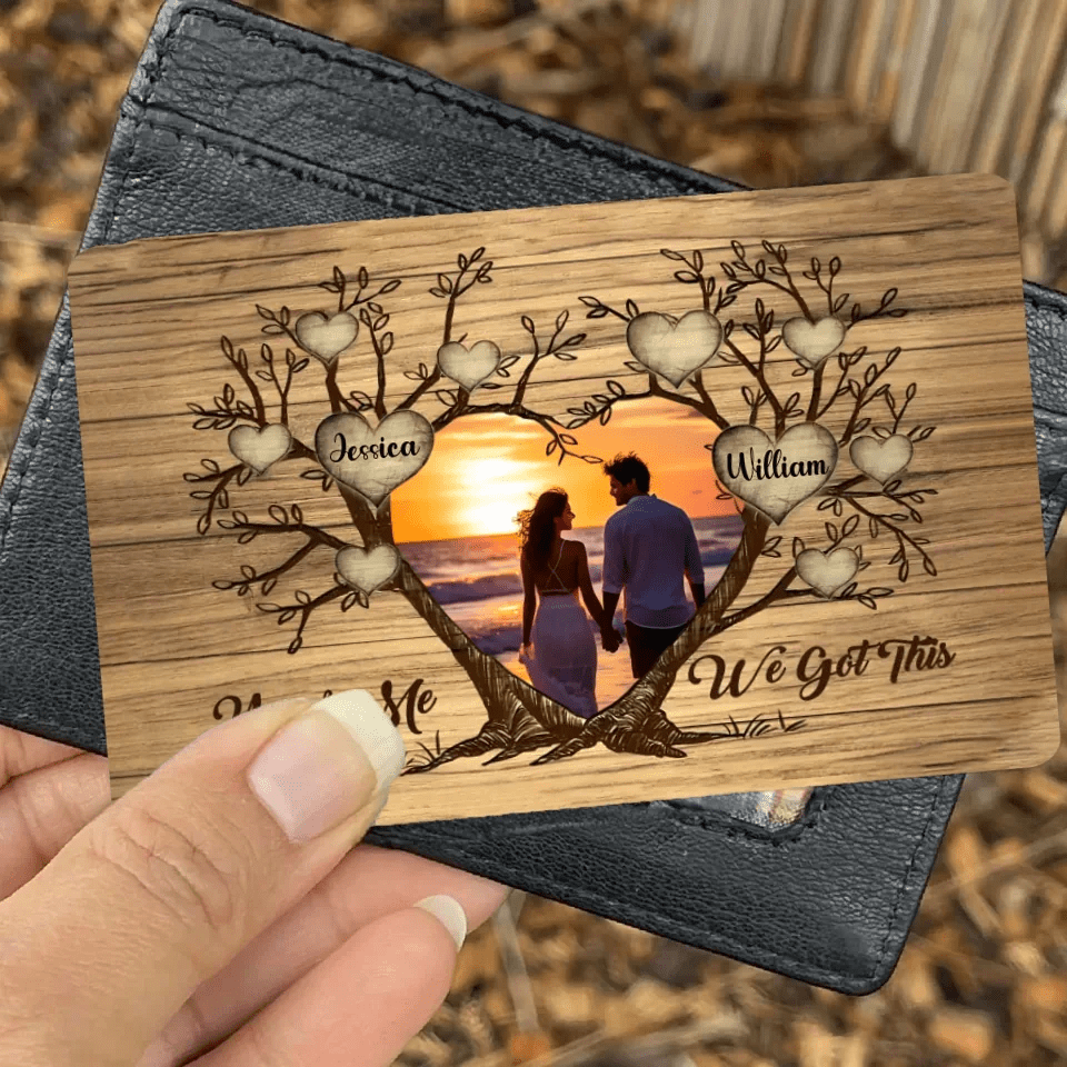 You And Me We Got This - Personalized Family Wallet Card 741842 - Q - DiyGiftly