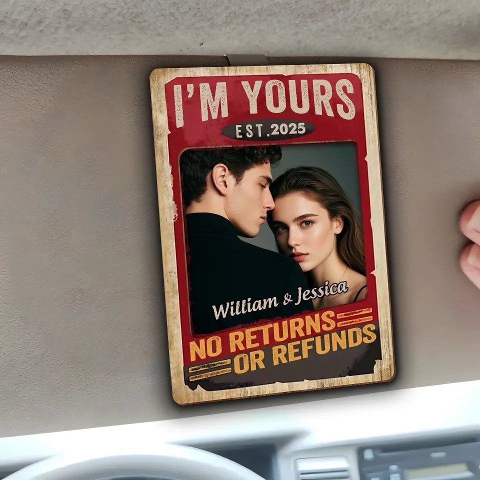 You Are Mine - Personalized Custom Car Visor Clip 752902 - DiyGiftly
