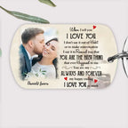 gifts for wife You Are My Happy Ending - Personalized Keychain, Custom Photo and Name Keepsake, Everyday Carry Love Token, Me