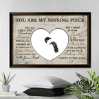 You Are My Missing Piece - Anniversary, Birthday, Home Decor Gift For Spouse, Lover, Husband, Wife, Couple - Personalized Custom Poster 750636 - 750678 - DiyGiftly