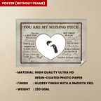 You Are My Missing Piece - Anniversary, Birthday, Home Decor Gift For Spouse, Lover, Husband, Wife, Couple - Personalized Custom Poster 750636 - 750678 - DiyGiftly
