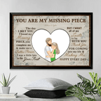 You Are My Missing Piece - Anniversary, Birthday, Home Decor Gift For Spouse, Lover, Husband, Wife, Couple - Personalized Custom Poster 750636 - 750678 - DiyGiftly