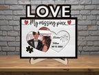 Personalized 2 Layer Wooden Plaque desk decor keepsake Couple Desk Decor 1st Year Anniversary Gift