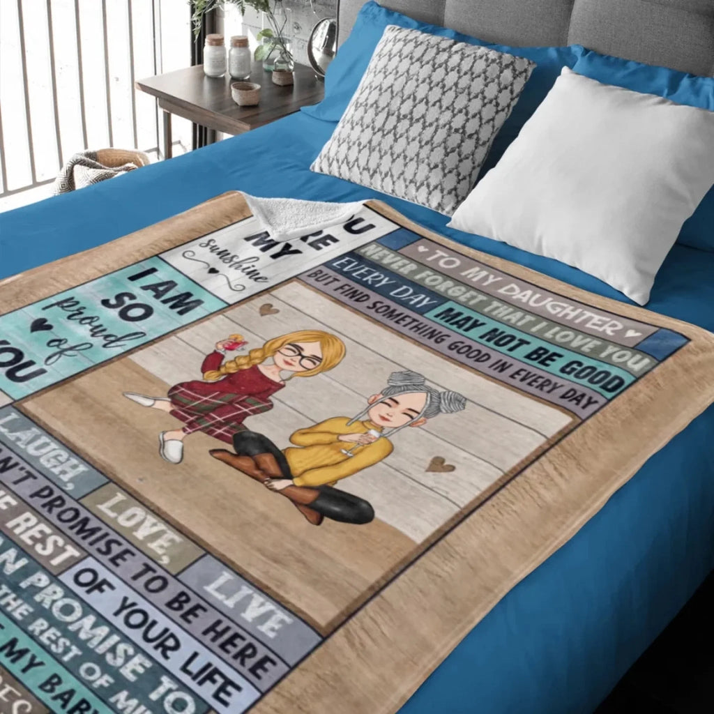 You Are My Sunshine - Personalized Blanket 716269 - M - DiyGiftly