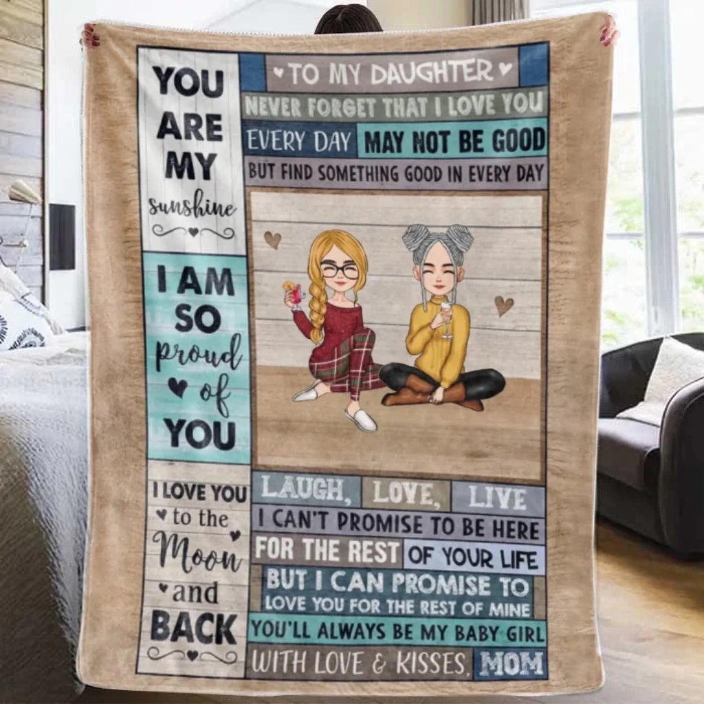 You Are My Sunshine - Personalized Blanket 716269 - M - DiyGiftly