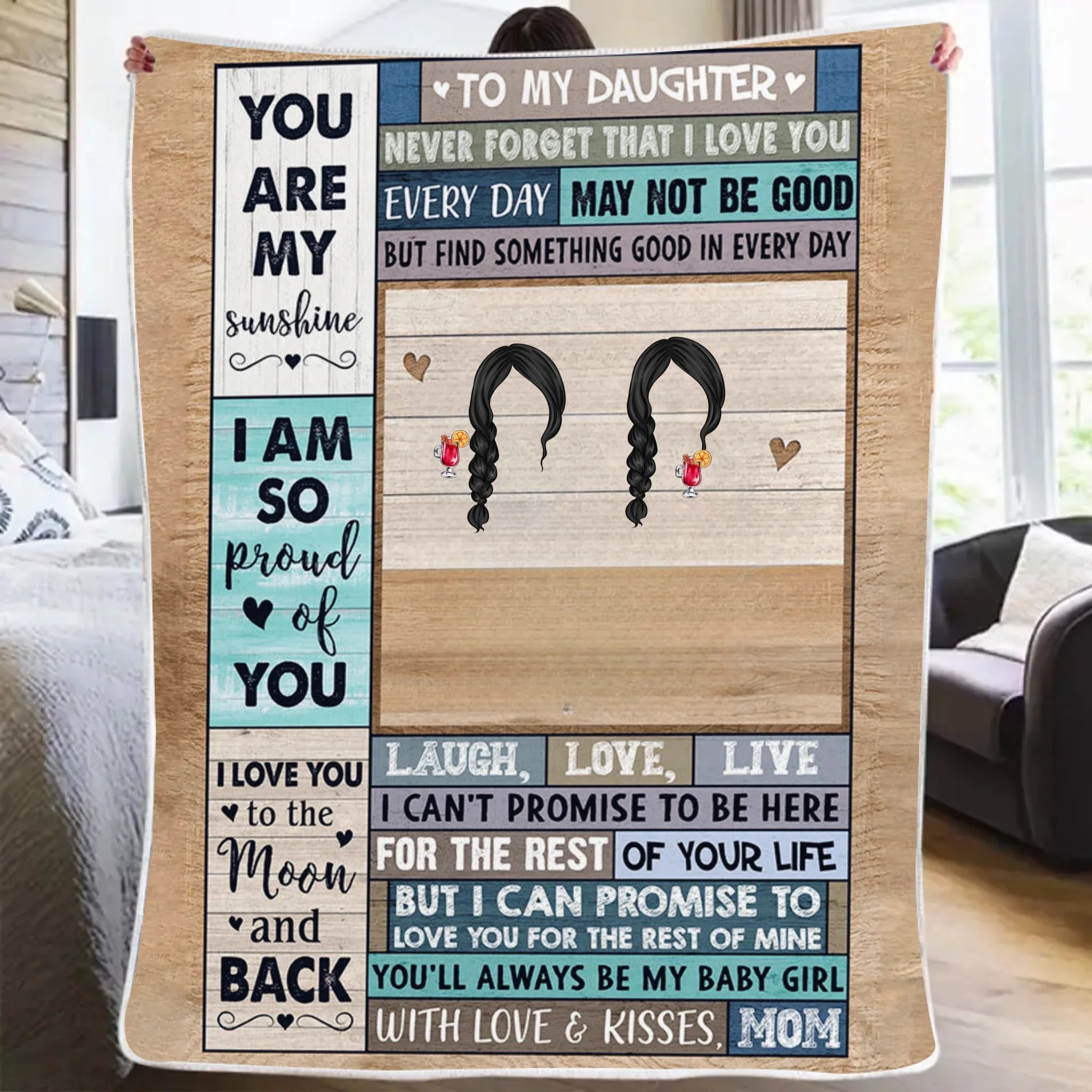 You Are My Sunshine - Personalized Blanket 716269 - M - DiyGiftly