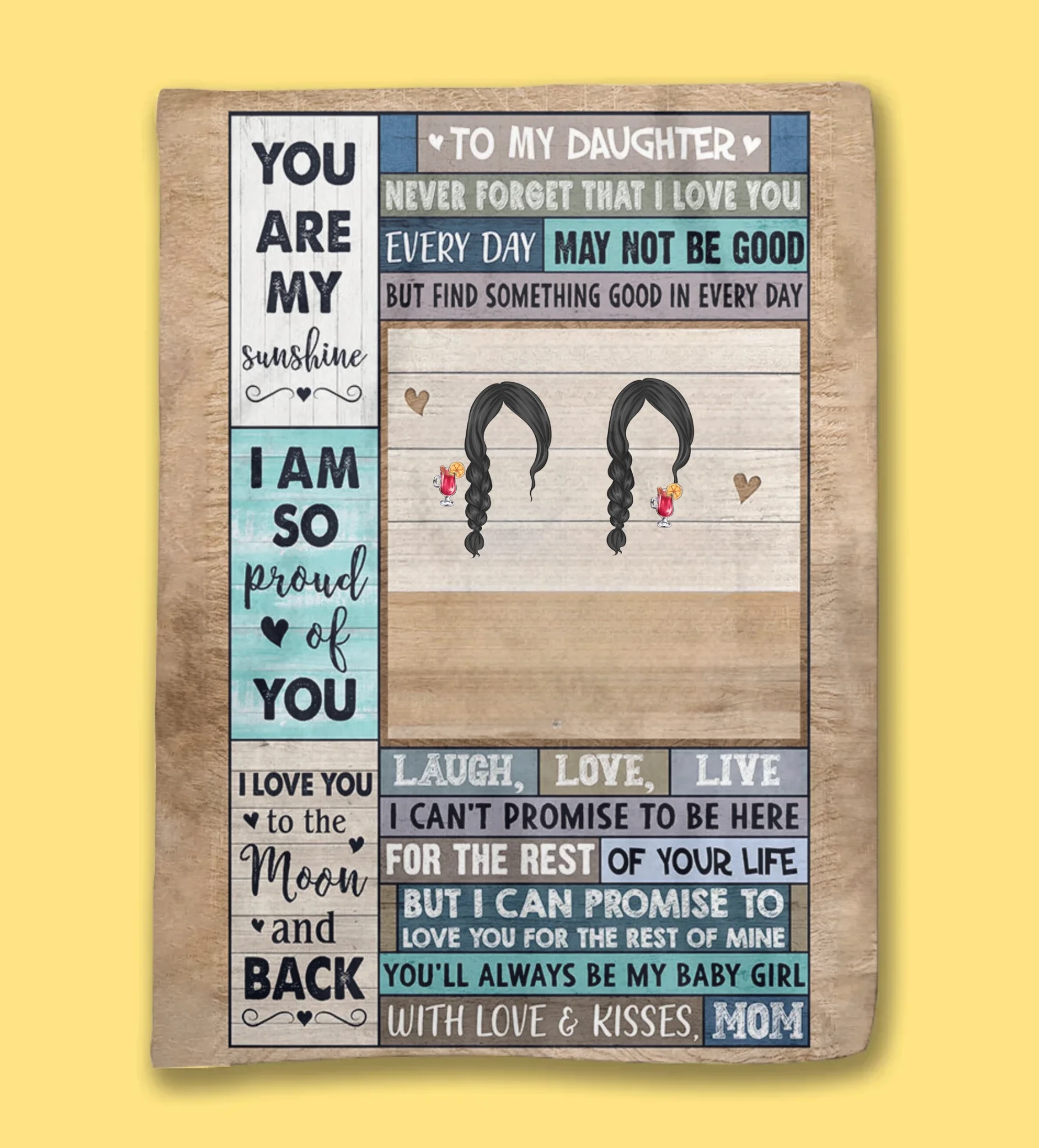 You Are My Sunshine - Personalized Blanket 716269 - M - DiyGiftly
