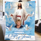 You Are Safe In The Arms Of Jesus Mom Remembrance Blanket 719782 - M - DiyGiftly