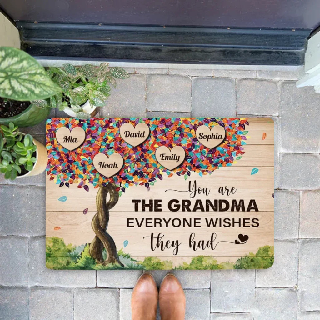 You Are The Grandma Everyone Wishes They Had - Personalized Doormat 710494 - D - DiyGiftly