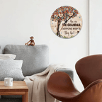 custom name wooden wall clock keepsake as a christmas gift