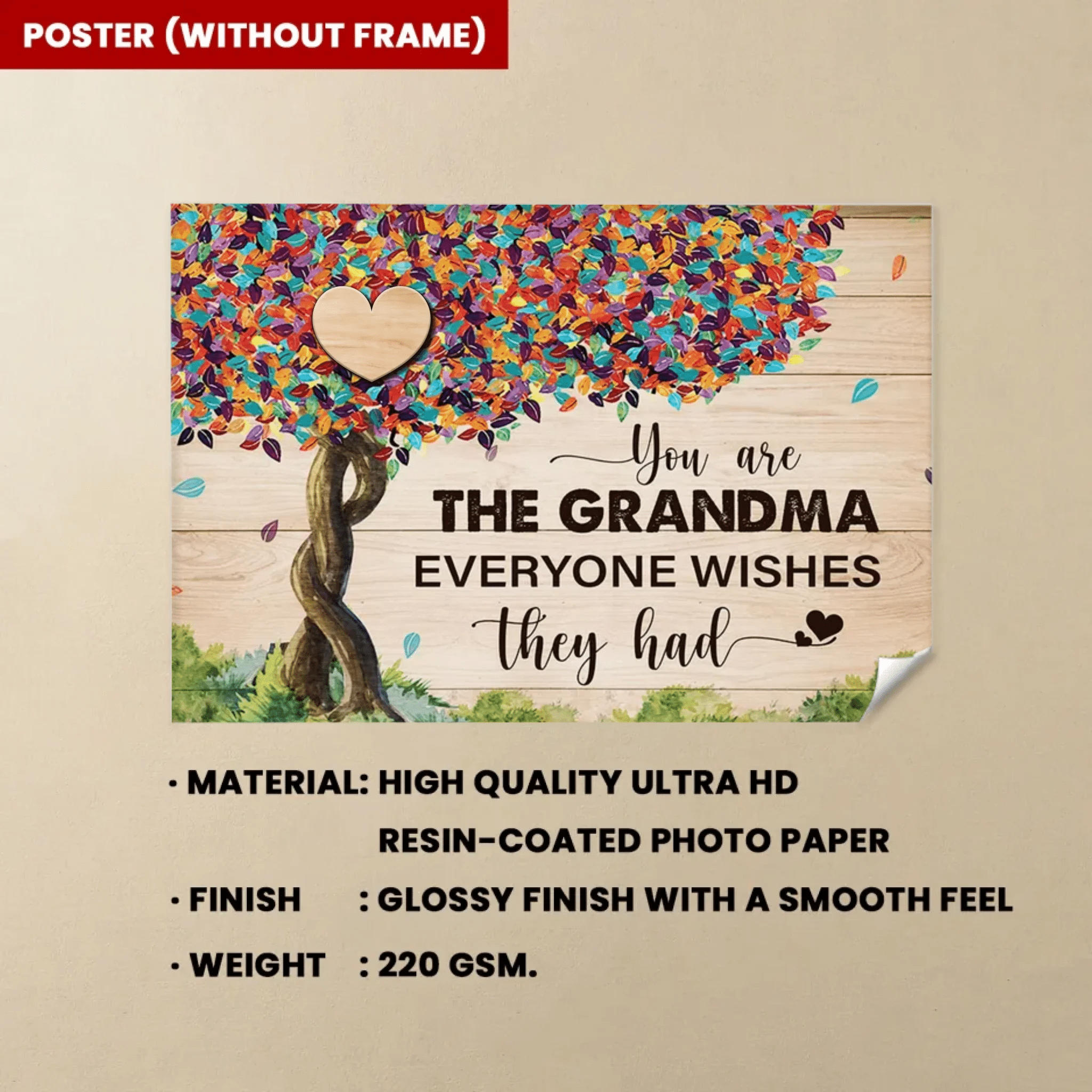 You Are The Grandma Everyone Wishes They Had - Personalized Wrapped Canvas 710494 - 711082 - DiyGiftly