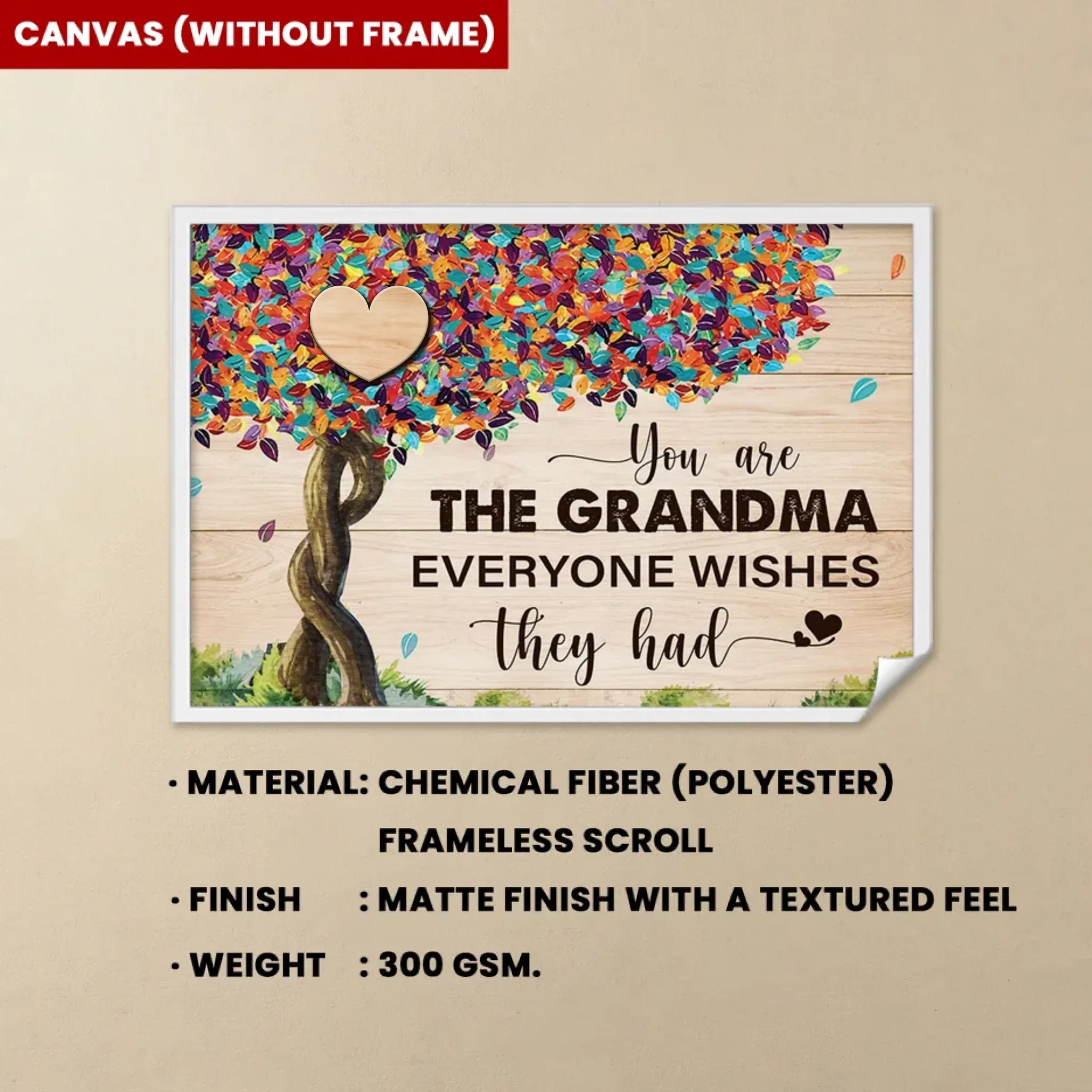 You Are The Grandma Everyone Wishes They Had - Personalized Wrapped Canvas 710494 - 711082 - DiyGiftly