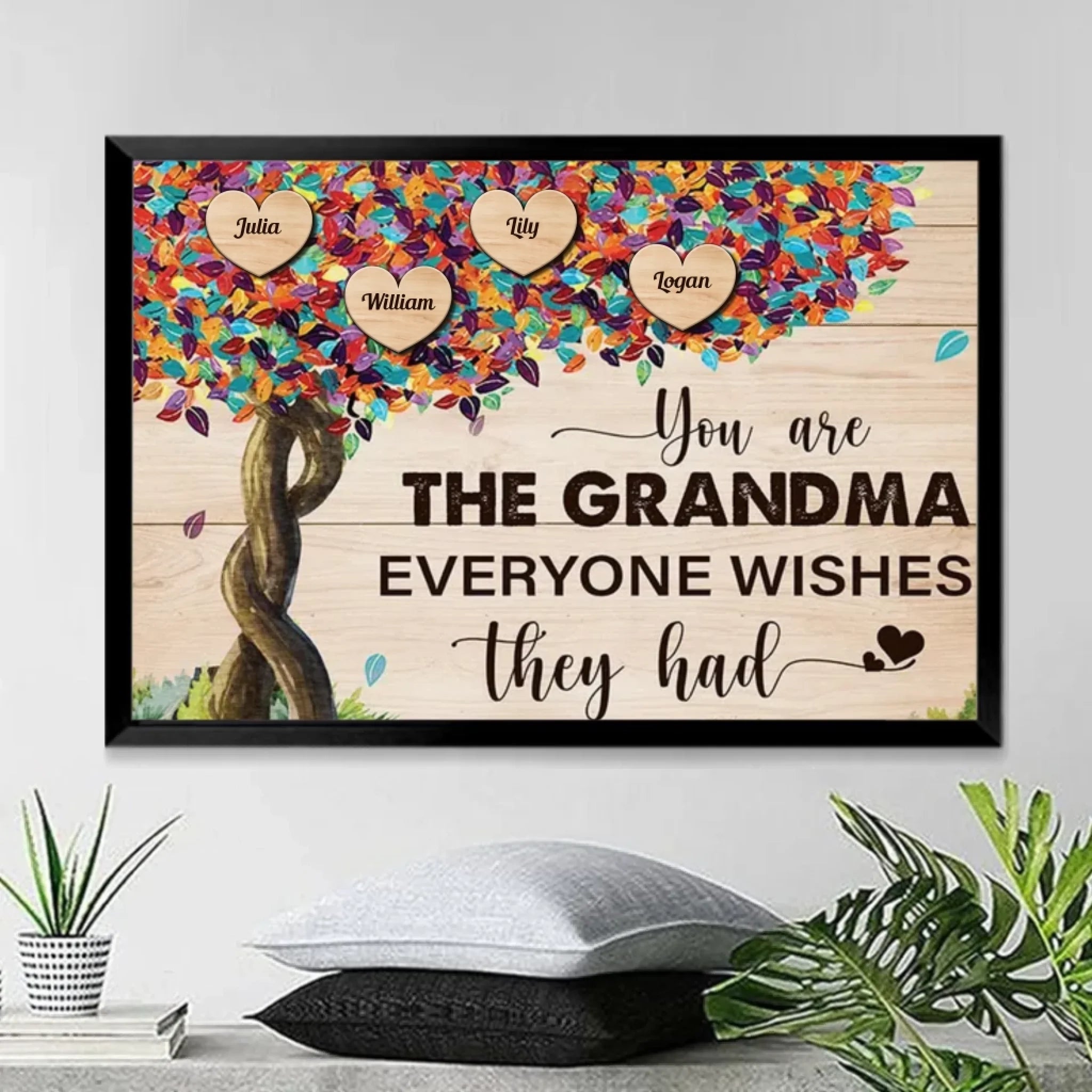 You Are The Grandma Everyone Wishes They Had - Personalized Wrapped Canvas 710494 - 711082 - DiyGiftly