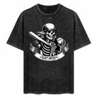You Don't Stop Playing Baseball When The Body Perishes - Personalized Washed Shirt With Name 749954 - DiyGiftly