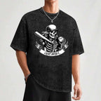 You Don't Stop Playing Baseball When The Body Perishes - Personalized Washed Shirt With Name 749954 - DiyGiftly