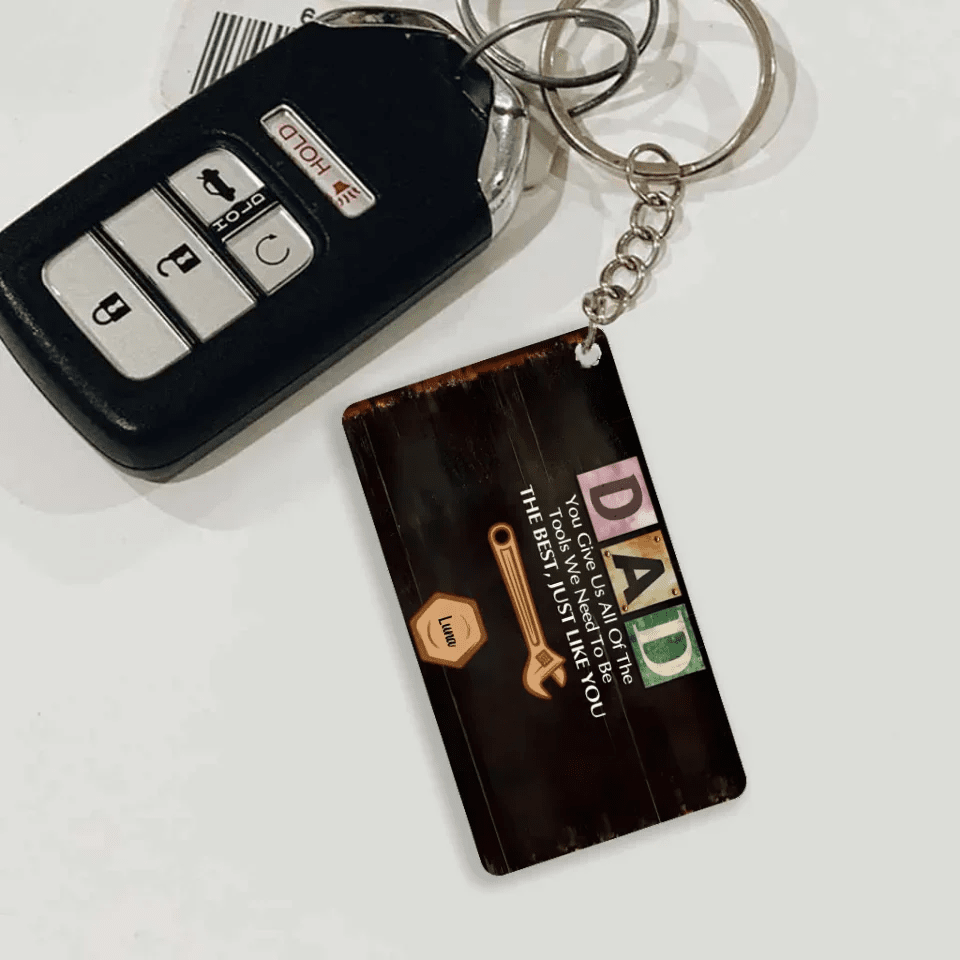 You Give Us All The Tools We Need - Personalized Custom Acrylic Keychain - Father's Day Gift For Grandpa, Dad 739351 - DiyGiftly