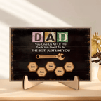 You Give Us All The Tools We Need - Personalized Custom Wooden Plaque - Father's Day Gift For Grandpa, Dad 732539 - DiyGiftly