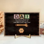 You Give Us All The Tools We Need - Personalized Custom Wooden Plaque - Father's Day Gift For Grandpa, Dad 732539 - DiyGiftly