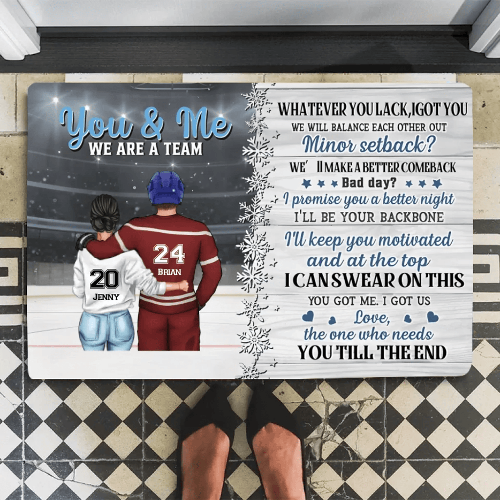 You Got Me I Got Us - Personalized Mat 713300 - D - DiyGiftly