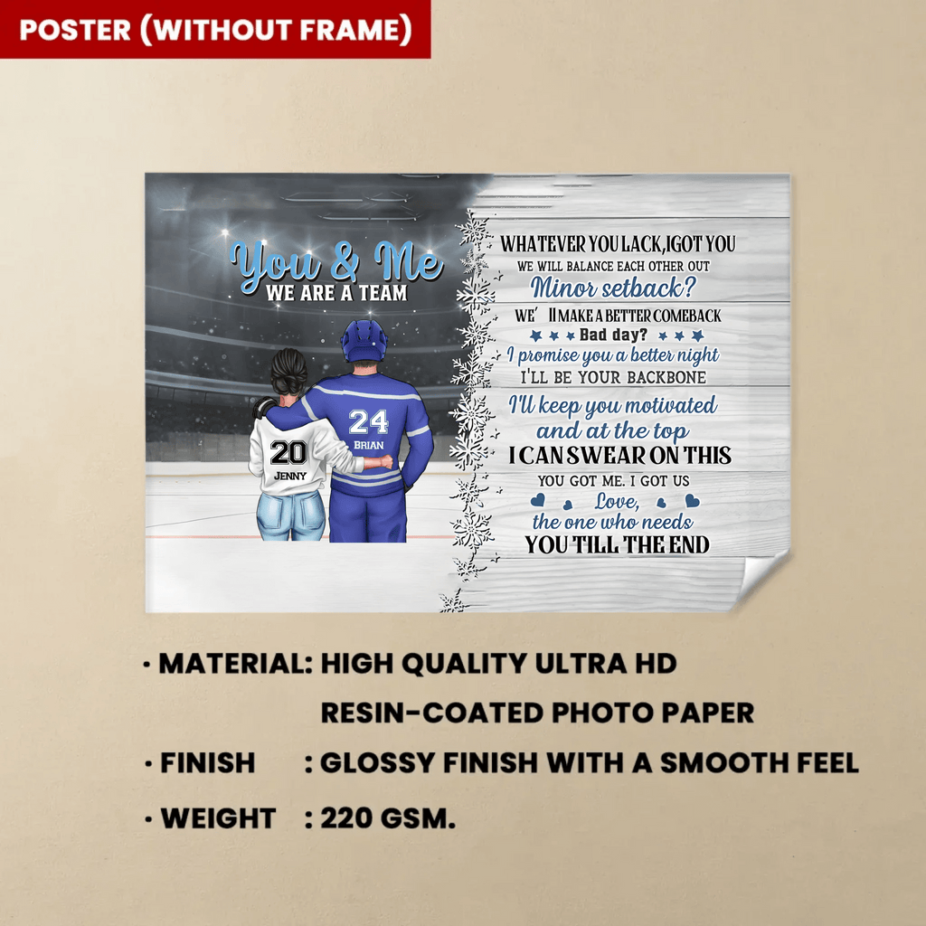 You Got Me I Got Us - Personalized Poster/Wrapped Canvas 713300 - 713369 - DiyGiftly