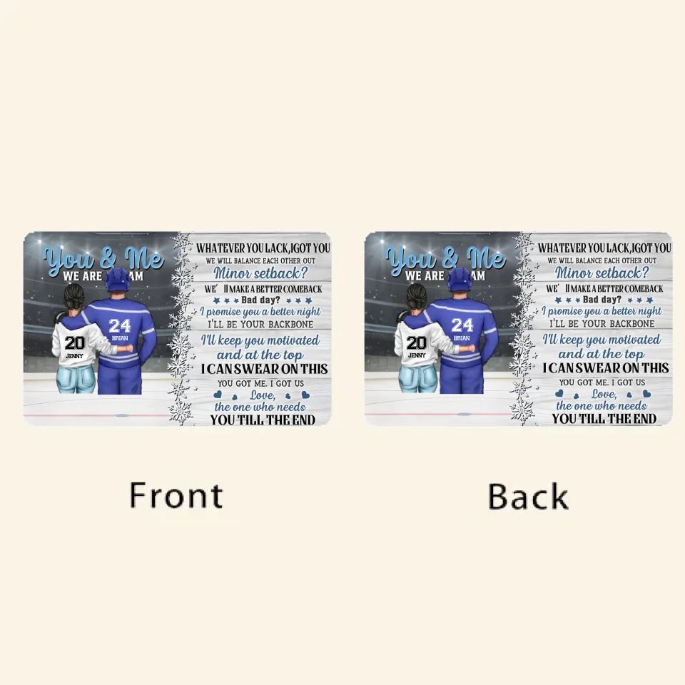 You Got Me I Got Us - Personalized Wallet Card 736319 - DiyGiftly