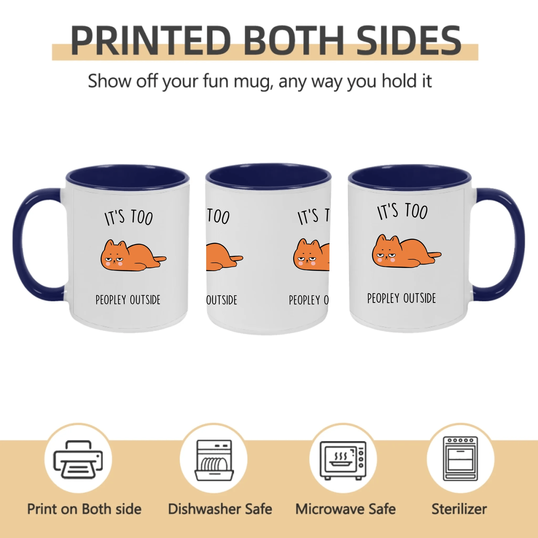 You Hold Our Hands, Also Our Hearts - Family Personalized Custom 3D Inflated Effect Printed Mug - Gift For Mom, Grandma 688281 - DiyGiftly