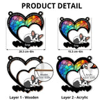 personalized design suncatcher ornament loss of dog gift window hanging keepsake personalized preview