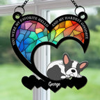 suncatcher ornament personalized design loss of dog gift window hanging keepsake design preview