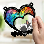 personalized design loss of dog gift suncatcher ornament window hanging keepsake main view