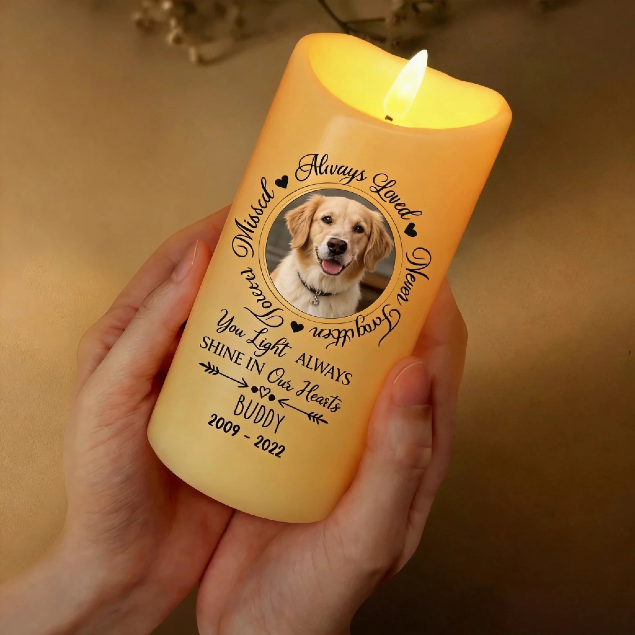 memorial gift personalized photo loss of dog gift keepsake gift design preview