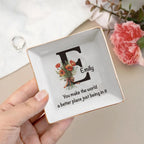 You Make The World Better - Personalized Jewelry Dish 1074449 - DiyGiftly