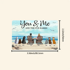 You Me And The Dogs Cats Personalized Wallet Card , Heartfelt Anniversary Gift For Dog Lovers, Gift For Cat Lovers 700309 - DiyGiftly
