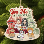 You, Me And The Dogs - Personalized Custom Shaped Wooden Ornament 721892 - DiyGiftly