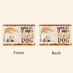 You & Me & The Dogs - Personalized Wallet Card - Couple & Dog Back 713208 - Q - DiyGiftly