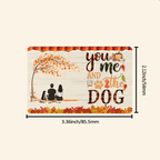 You & Me & The Dogs - Personalized Wallet Card - Couple & Dog Back 713208 - Q - DiyGiftly