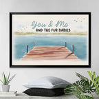 You Me & The Fur Babies - Personalized Wrapped Canvas 712419 - 712582 - DiyGiftly