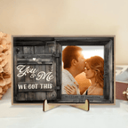 You & Me - Upload Image, Personalized Horizontal Wooden Plaque 707056 - DiyGiftly
