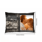 You & Me - Upload Image, Personalized Pillow 716320 - B - DiyGiftly