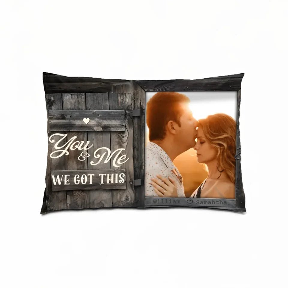 You & Me - Upload Image, Personalized Pillow 716320 - B - DiyGiftly