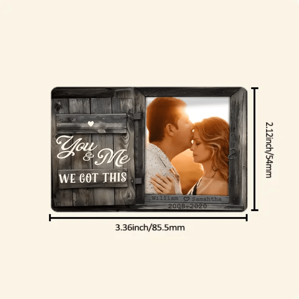 You & Me - Upload Image, Personalized Wallet Card 736452 - DiyGiftly