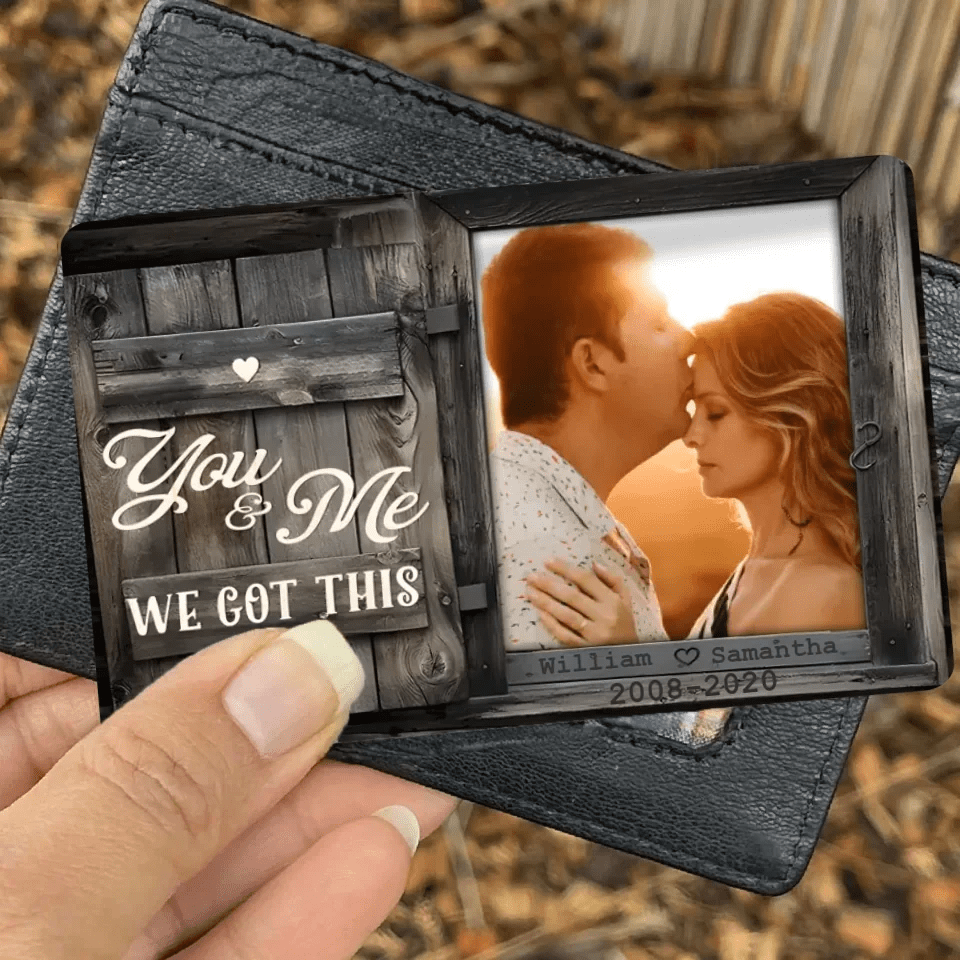 You & Me - Upload Image, Personalized Wallet Card 736452 - DiyGiftly