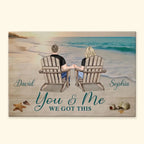 You & Me We Got This Anniversary Gift - Personalized Wrapped Canvas 712271 - 712316 - DiyGiftly