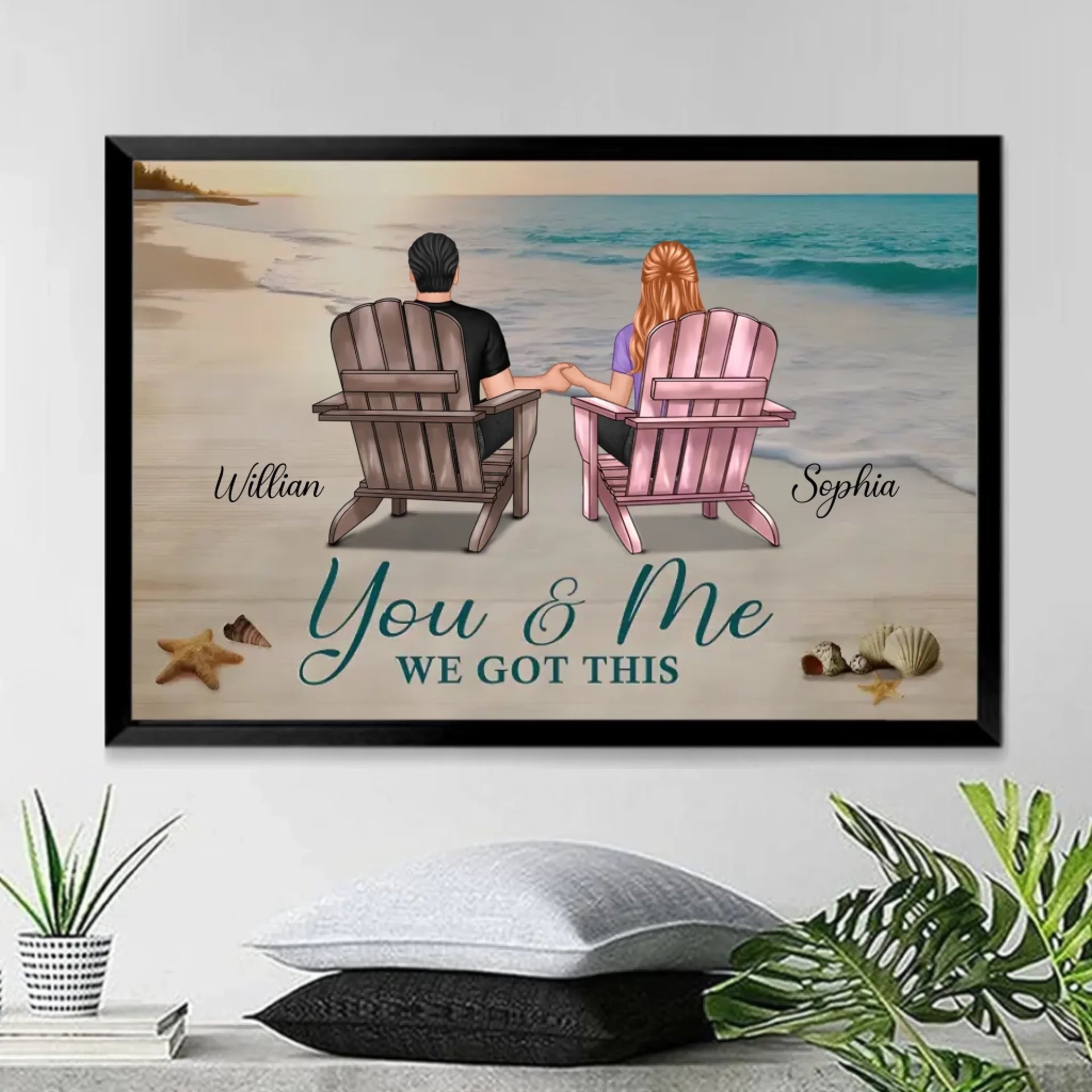 You & Me We Got This Anniversary Gift - Personalized Wrapped Canvas 712271 - 712316 - DiyGiftly
