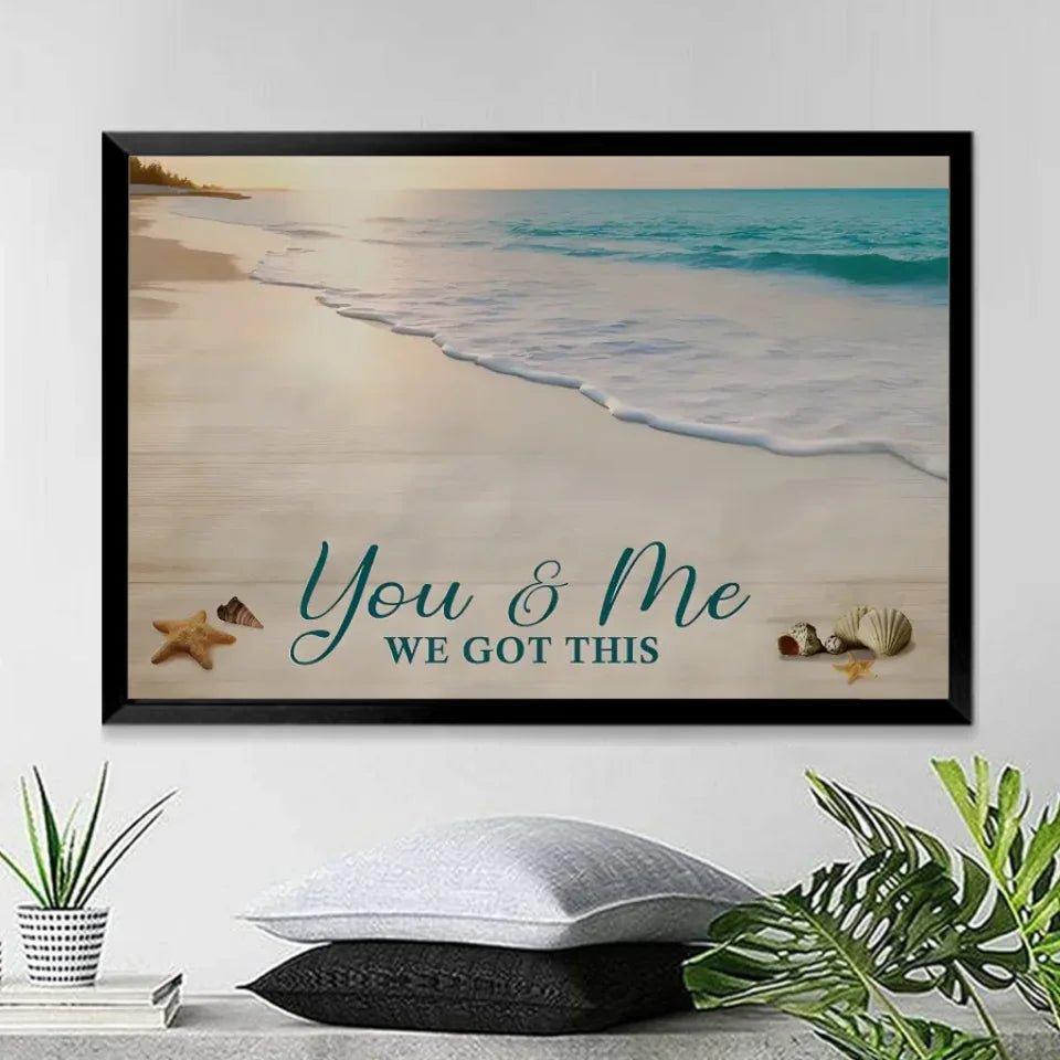 You & Me We Got This Anniversary Gift - Personalized Wrapped Canvas 712271 - 712316 - DiyGiftly