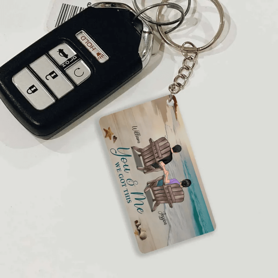 You & Me We Got This Anniversary Gift - Personalized Wrapped Keychain 736346 - DiyGiftly