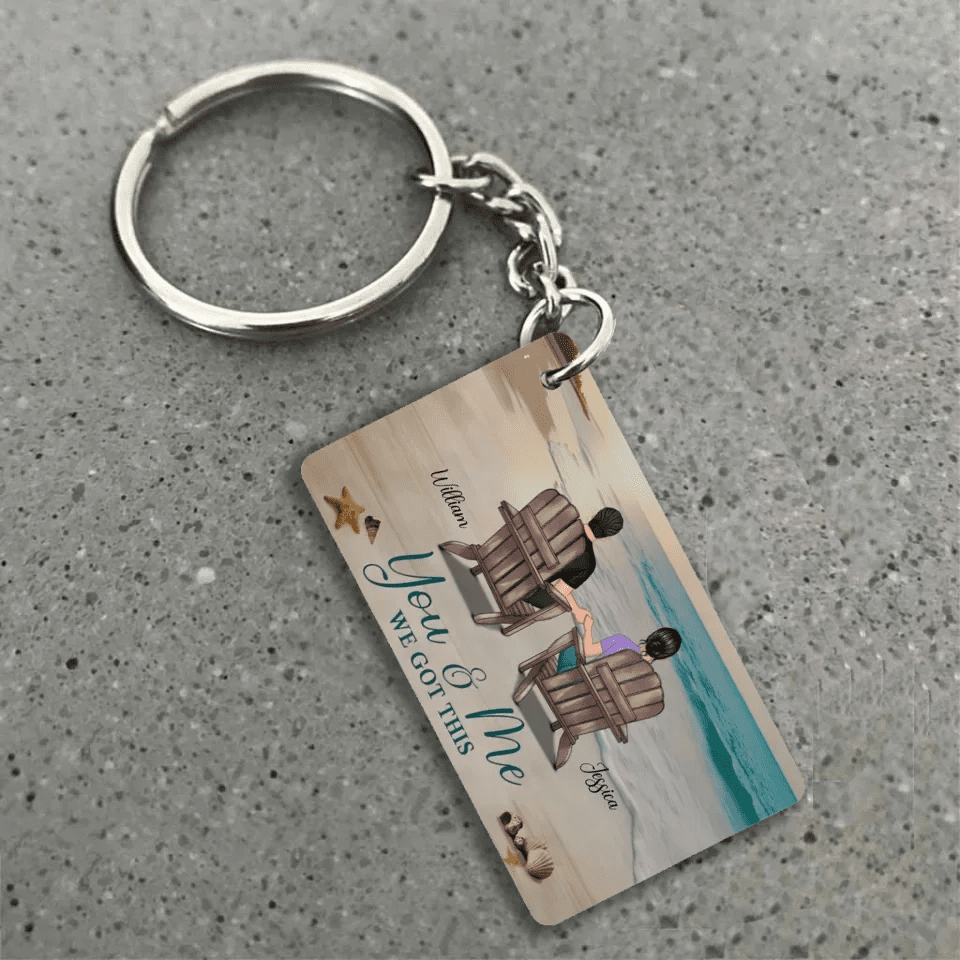 You & Me We Got This Anniversary Gift - Personalized Wrapped Keychain 736346 - DiyGiftly