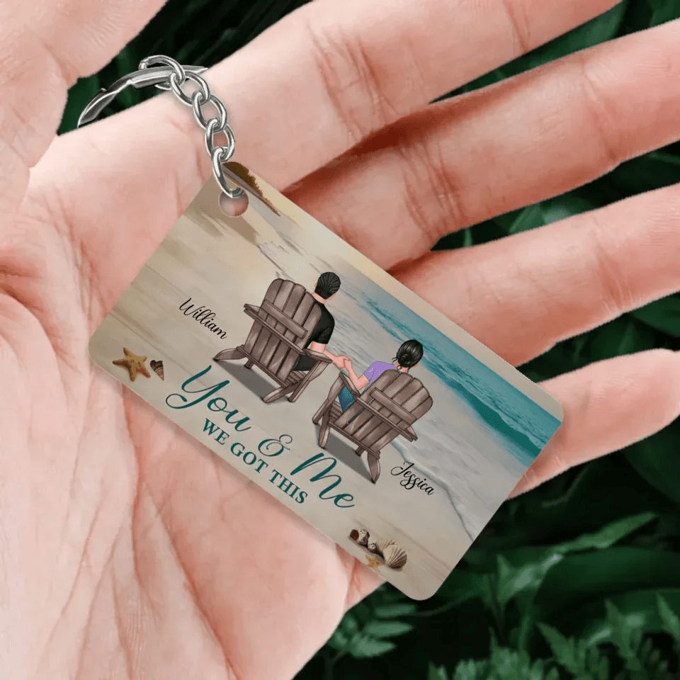You & Me We Got This Anniversary Gift - Personalized Wrapped Keychain 736346 - DiyGiftly