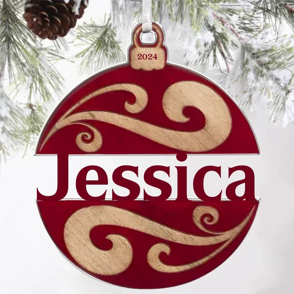 You Name It Personalized Acrylic Ornament 724106 - DiyGiftly